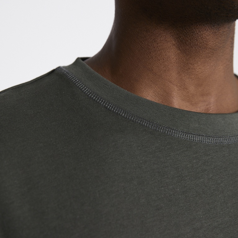 Heavy boxy tee "Mikael" Dark Green